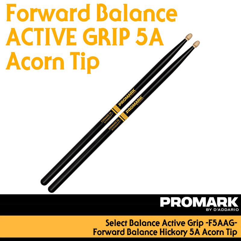 [★드럼채널★] Promark Select Balance Active Grip 5A - Forward Balance .565" (5A 사이즈/아콘팁) -F5AAG-